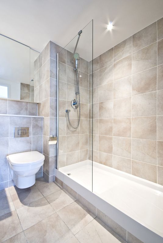 Stylish Shower with Tiles